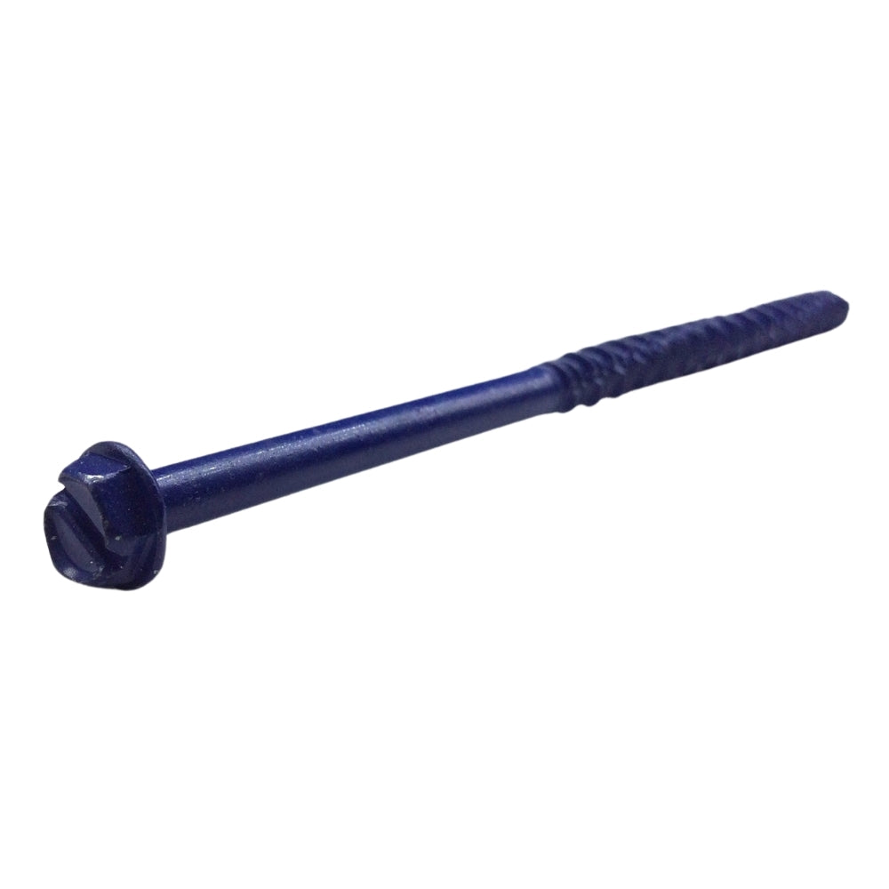 TORNILLO PARA CONCRETO AZUL RUSPERT CABEZA HEXAGONAL RANURADA 3/16 IN X 3-3/4 IN