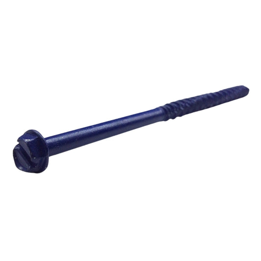 TORNILLO PARA CONCRETO AZUL RUSPERT CABEZA HEXAGONAL RANURADA 3/16 IN X 3-3/4 IN
