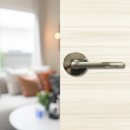 CERRADURA DE MANIJA DE PASO SATIN NIQUEL 50243-PS LOCKPRO