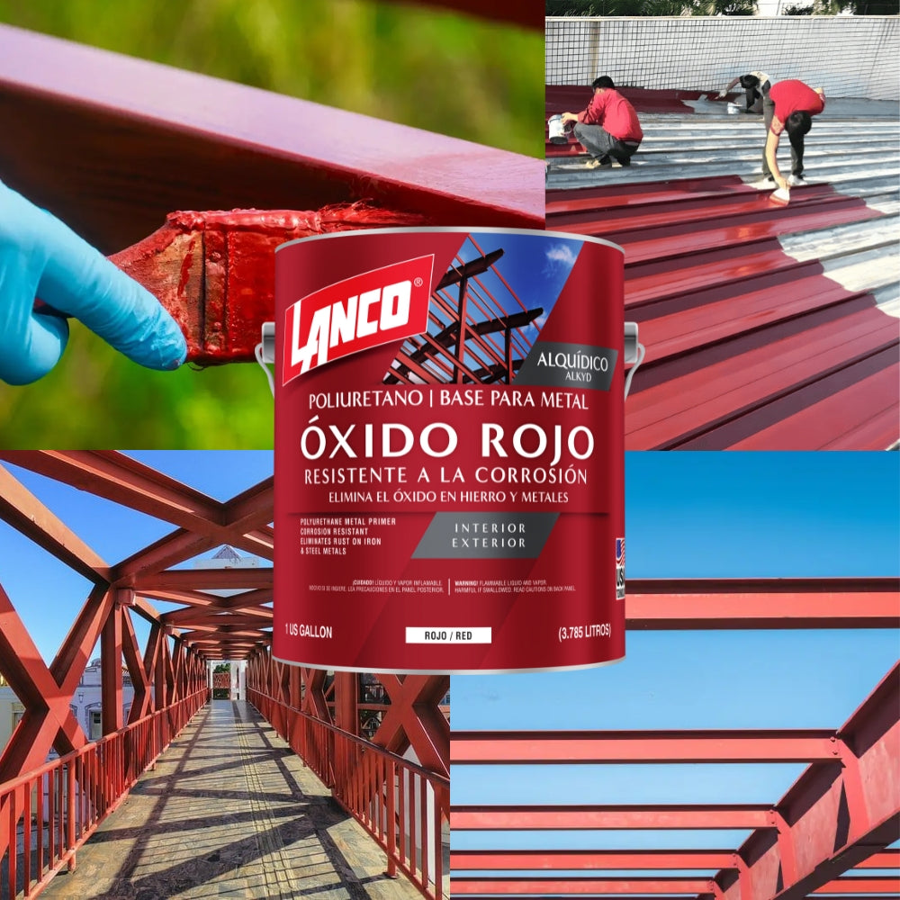 PINTURA BASE MINIO ROJO  GALON MM100-4 LANCO