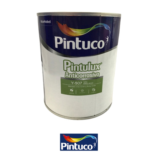 BASE ANTICORROSIVA MINIO ROJO Y-507 QTO PINTUCO