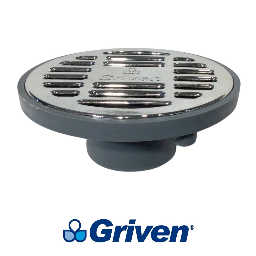 DESAGUE DE ABS CROMADO PARA PISO 4 PULGADAS GRIVEN A367-AD-4