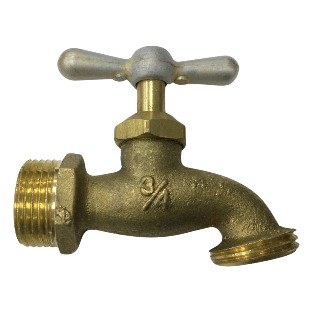 LLAVE DE CHORRO CON ROSCA 3/4 PULGADAS