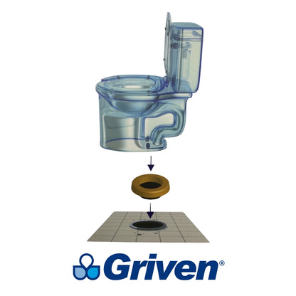 ARO DE CERA PARA INODORO CON GUIA GRIVEN A367-WR001