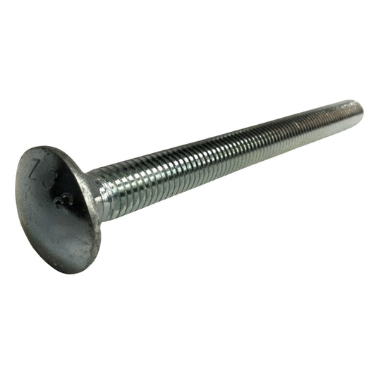 PERNO DE CARRUAJE ZINCADO ACERO GRADO 2 1/2 PULGADAS-13 x 6 PULGADAS ROSCA ESTANDAR