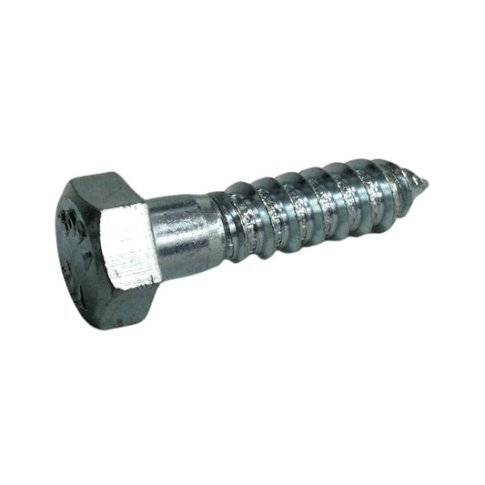 TORNILLO TIRAFONDO HEXAGONAL ZINCADO ACERO GRADO 2 1/2 PULGADAS x 2 PULGADAS