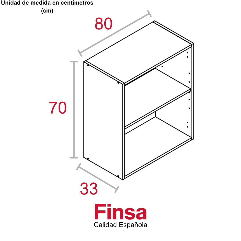 MODULO SUPERIOR PRO 700 x 800 x 330 ALUMINIO RH