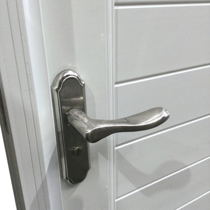 PUERTAS UPVC 3X7 CON MARCO 75MM BLANCO DERECHO PG03 CON BISAGRAS Y CERRADURA