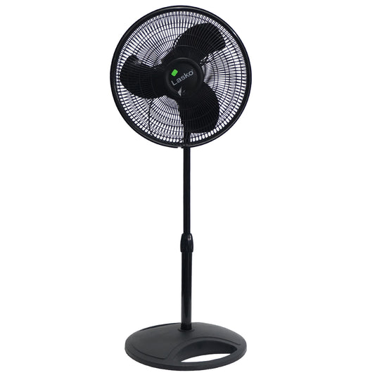 ABANICO OSCILATING 3 VELOCIDADES 16 PULGADAS  NEGRO 2521 LASCO