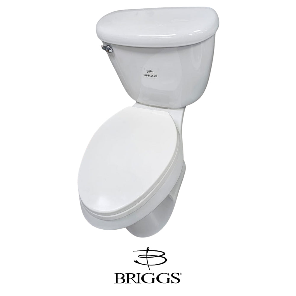 INODORO DOS PIEZAS ELONGADO COLOR BLANCO MAXIMA PLUS BRIGGS