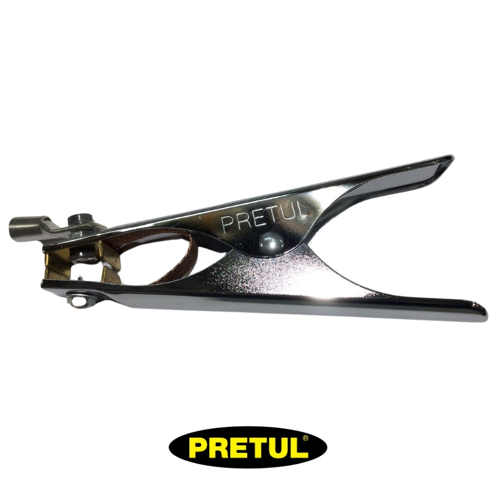 PINZA DE SOLDAR PARA GROUND/TIERRA  PRETUL 300 AMP