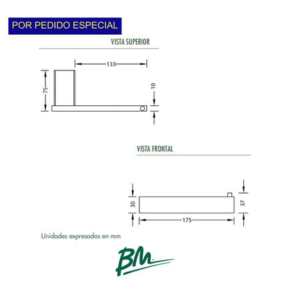 PORTAROLLO TOKIO SQUARE BM-T5211MP