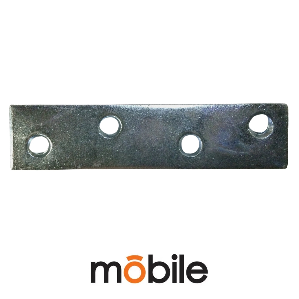 PLATINA DE REPARACION RECTANGULAR ACERO ZINCADO 76 X 19 X 1.5MM