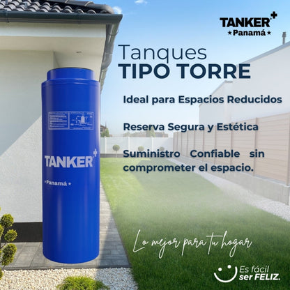 TANQUE TORRE DE RESERVA DE AGUA  211 GALONES ( 800 LITROS)