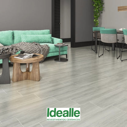 PISO DE CERAMICA TIPO MADERA IDEALLE CARSON TIMBERLAND 20X60 CM 1.70M2 CAJA 29306