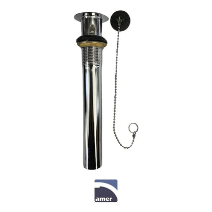 DESAGUE METALICO DE LAVAMANOS P.O. PLUG 1-1/4 PULGADAS X 8 PULGADAS AMER