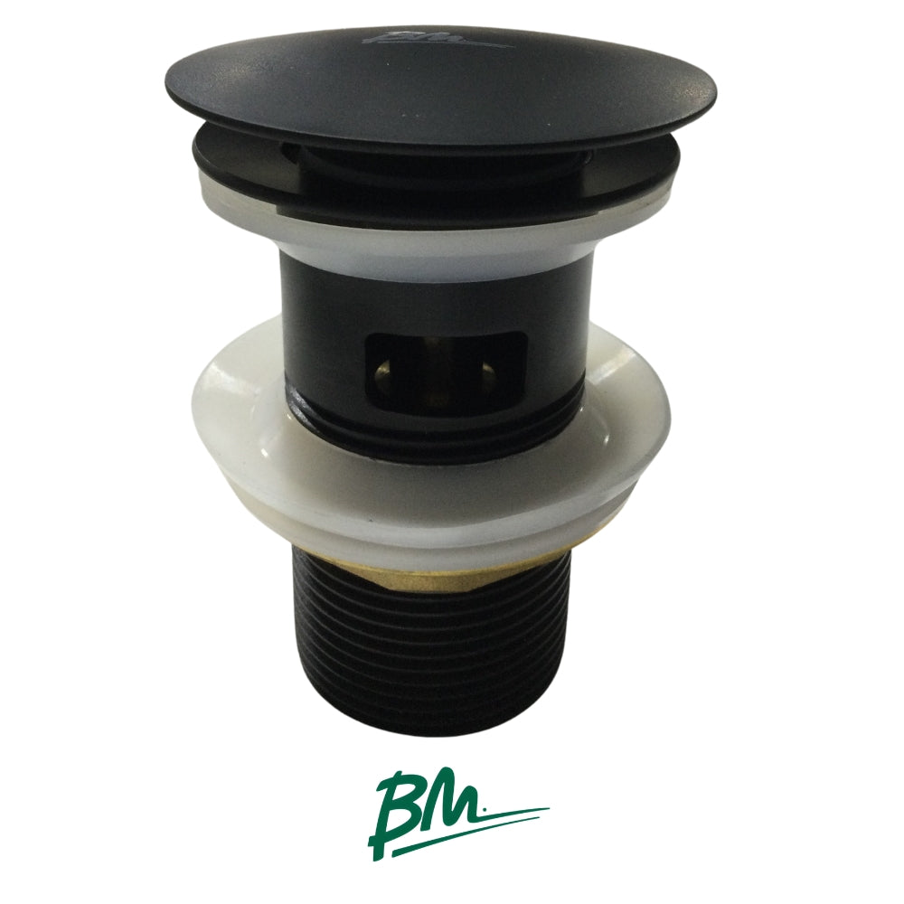 DESCARGA LAVAMANOS PUSH BUTTOM BLACK BM-C21026AS