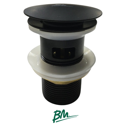 DESCARGA LAVAMANOS PUSH BUTTOM BLACK BM-C21026AS