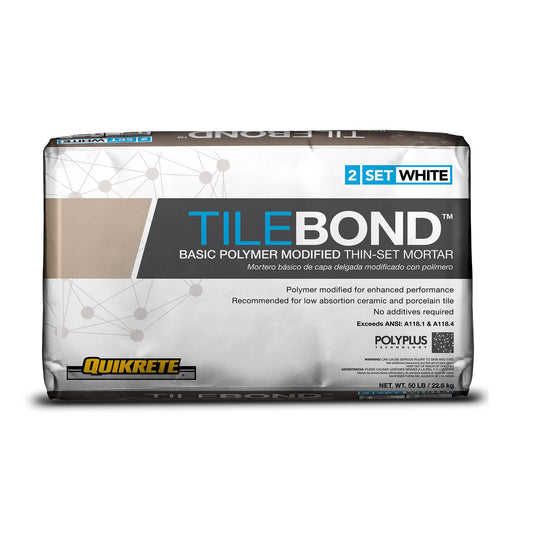 PEGAMENTO TILEBOND GRIS 50LB  ANSI A118.1 Y ANSI A118.4 B029AP