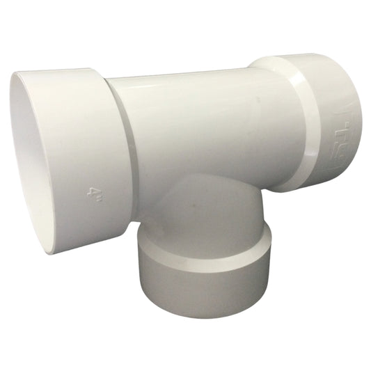 TEE PVC DWV 100 MM-4 PULGADAS SANITARIO LIVIANO C/C