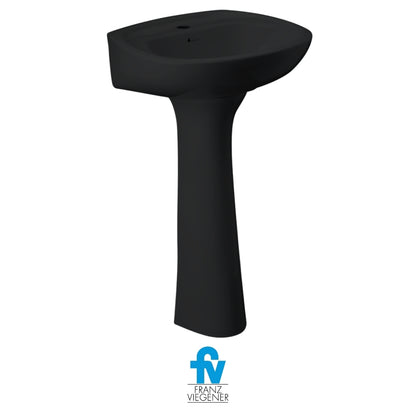 LAVAMANOS CON PEDESTAL FV GALA COLOR NEGRO E208-NE