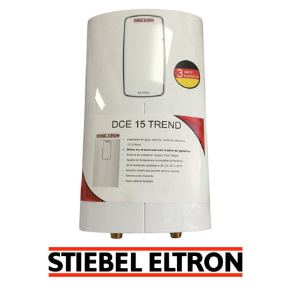 CALENTADOR DE AGUA ELECTRICO 21.6 LITROS 2 SENSORES DCE 15 TREND STIEBEL ELTRON