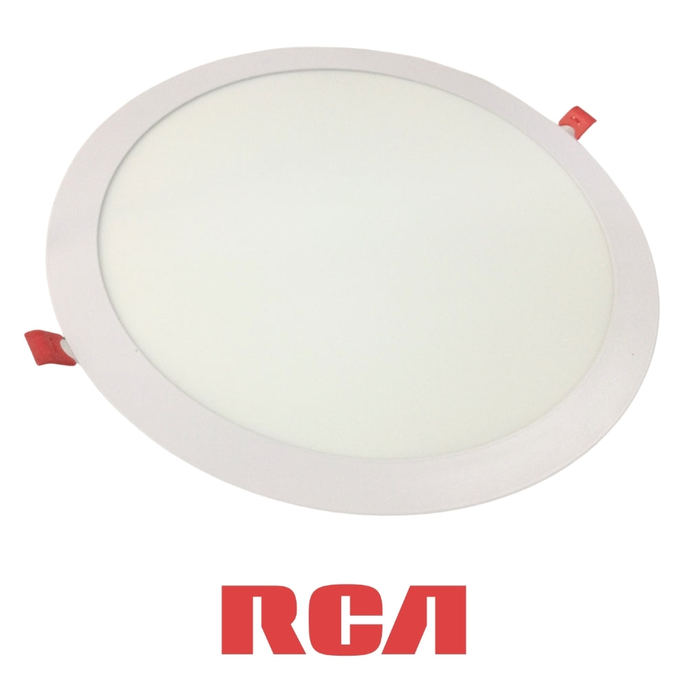 PANEL LED EMPOTRABLE REDONDA 24W LUZ NATURAL 4000k 85-277V RCA (RLRLN24W)