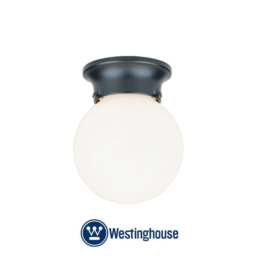 LAMPARA DE TECHO 1LUZ 60W GLOBO NEGRA