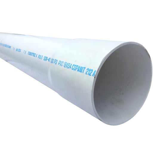 TUBO PVC SANITARIO 100MM-4 PULGADASX20' SDR41 C/C