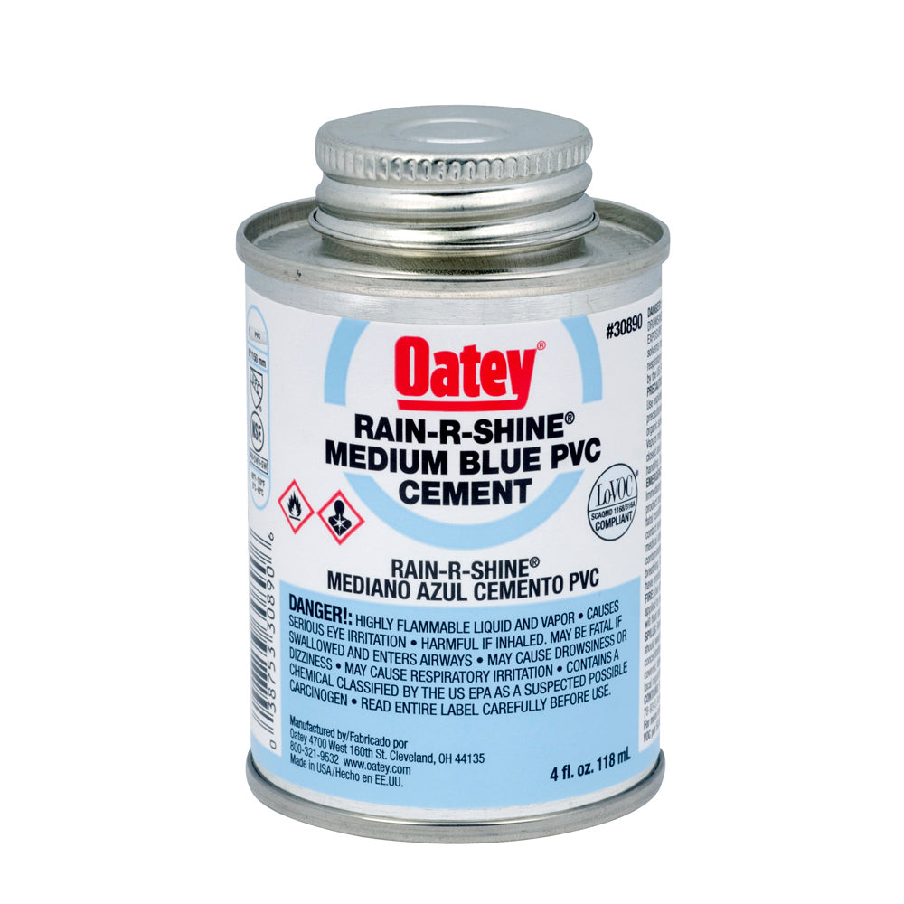 PEGAMENTO PARA PVC  RAIN R SHINE 1/4 PINTA (30890) OATEY
