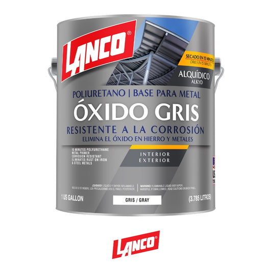 PINTURA METAL PRIMER GRIS 15 MIN GALON MM225-4 LANCO