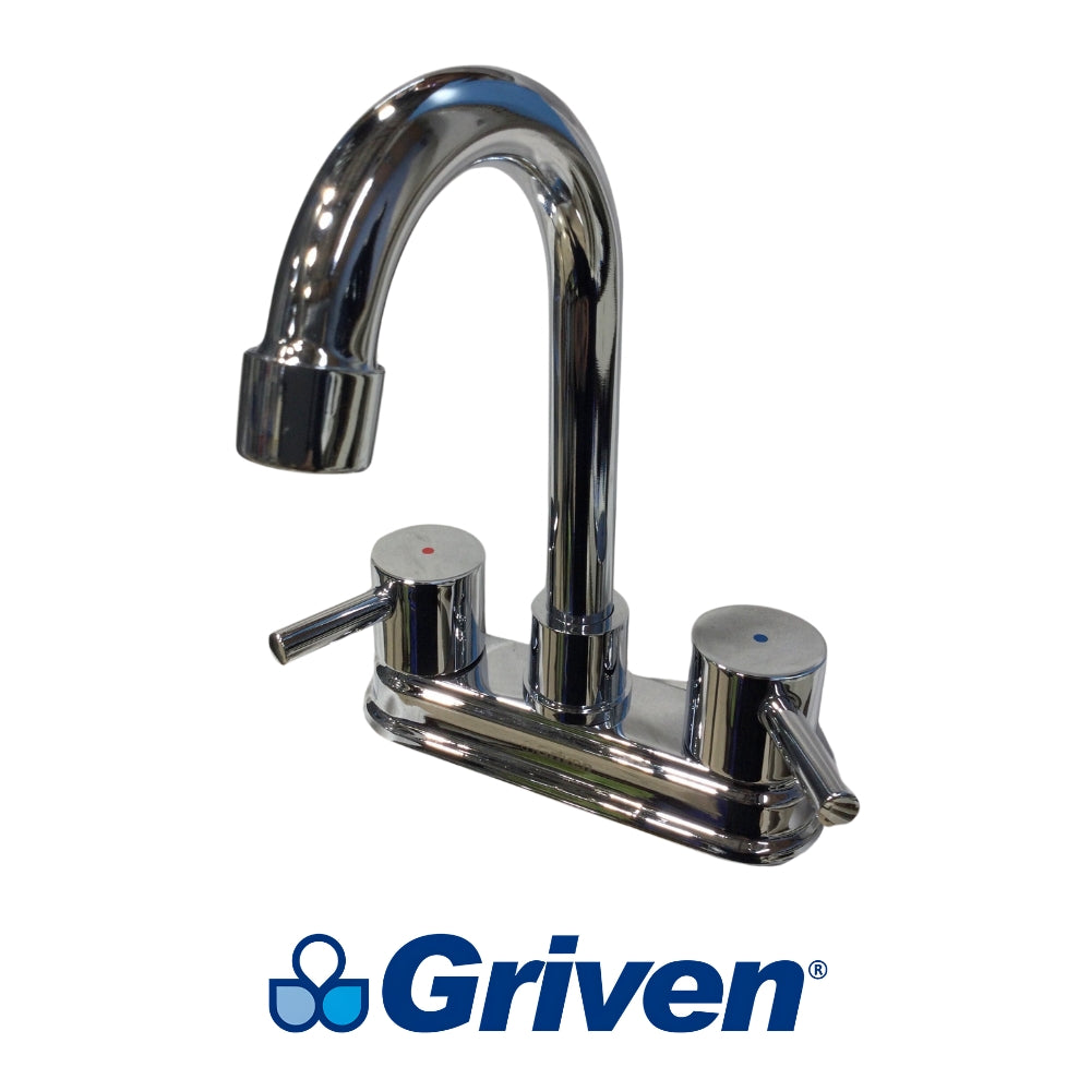 LLAVE DOBLE DE LAVAMANOS TIPO BAR GRIVEN GV-15061C-C