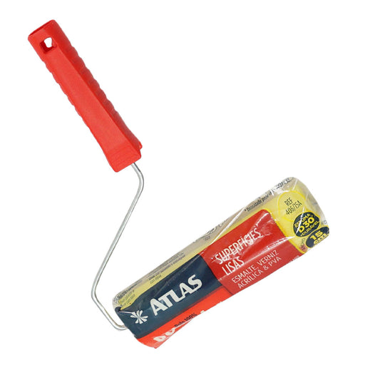 MINI RODILLO DE ESPONJA 6 PULGADAS MANGO PLASTICO ATLAS