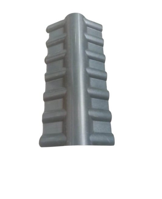CABALLETE PARA TECHO DE UPVC 1.04m X 3mm ACABADO GRIS ROYAL