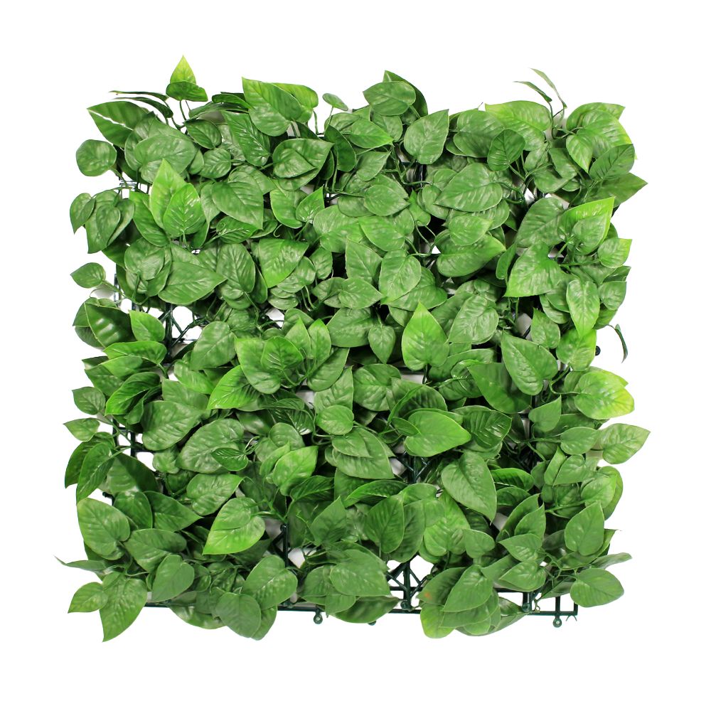 FOLLAJE ARTIFICIAL PARA PARED 50X50CM HOJA DE CIRUELA A028