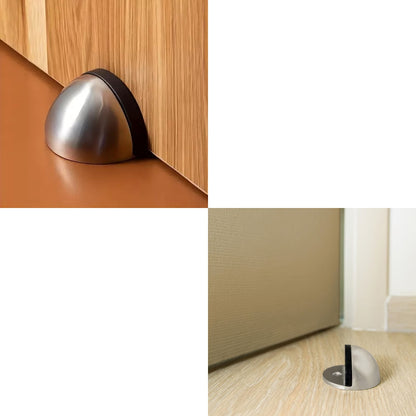 TOPE DE PUERTA TIPO DOMO CROMADO HERMEX