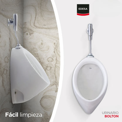 URINAL OVALADO BOLTON CON TRAMPA INTEGRAL - EDESA