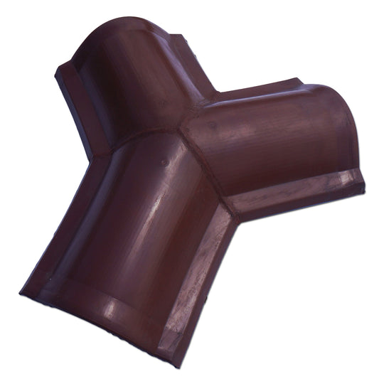 CUMBRERA PLASTICA 3 AGUAS ACABADO AÑEJADO TEJA REAL