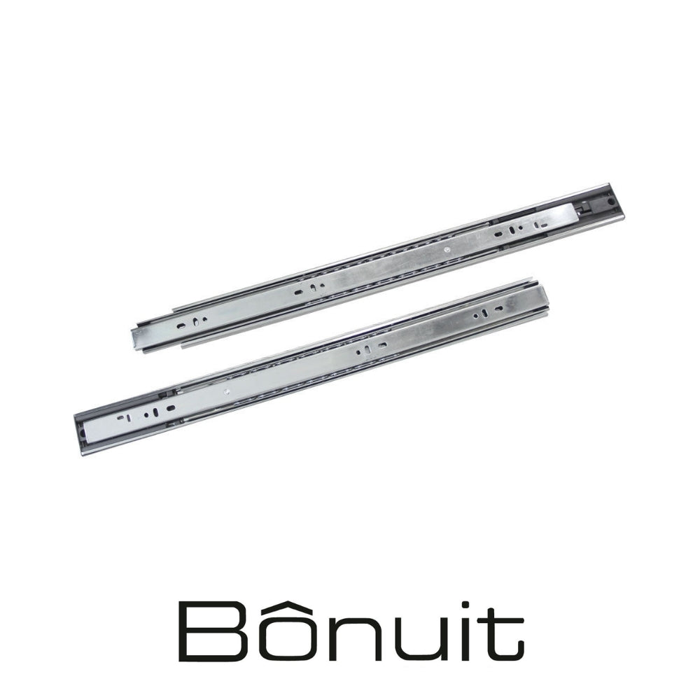 RIEL PUSH TO OPEN CON EXTENSIÓN TOTAL 45X300MM 30 KG ACERO