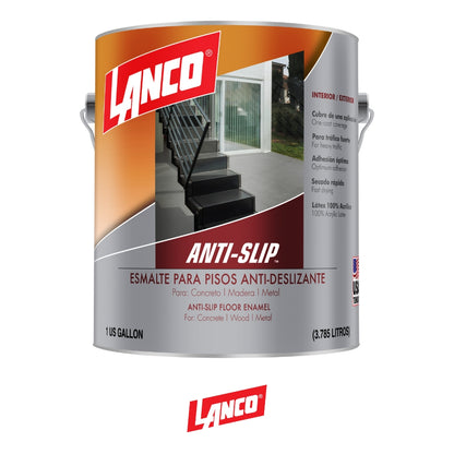PINTURA PISO ANTIRESBALANTE SLIP SLATE  GLN SF288-4