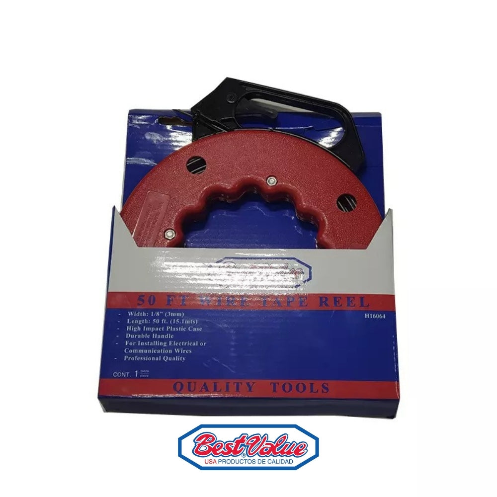 CINTA P/CABLEAR 1/8 PULGADAS X 50'  PULGADASBEST VALUE PULGADAS