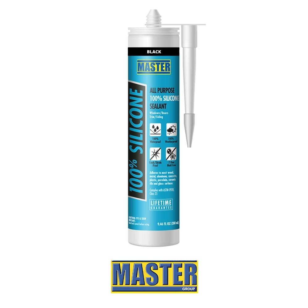SILICONE 100% SEALANT BLACK VV6014P MASTER