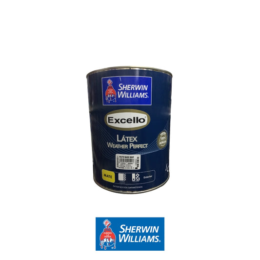 PINTURA LATEX MATE BASE DEEP EXCELLO WEATHER PERFECT GL B36WSA353-1 SHERWIN WILLIAMS