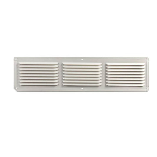 REJILLA DE VENTILACION DE ALUMINIO BLANCO 4 IN X 16 IN