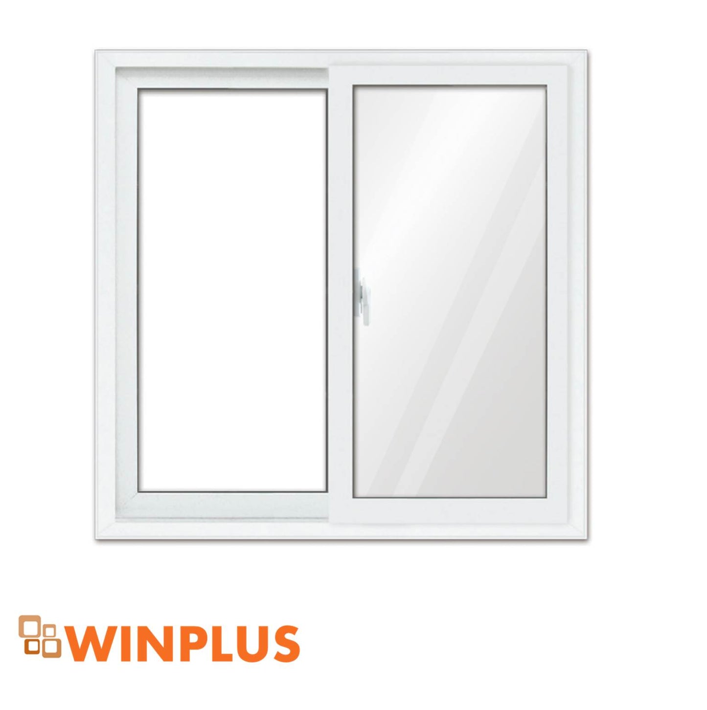 VENTANA DE UPVC SIN RETICULA 1.00m X 1.00m WINPLUS