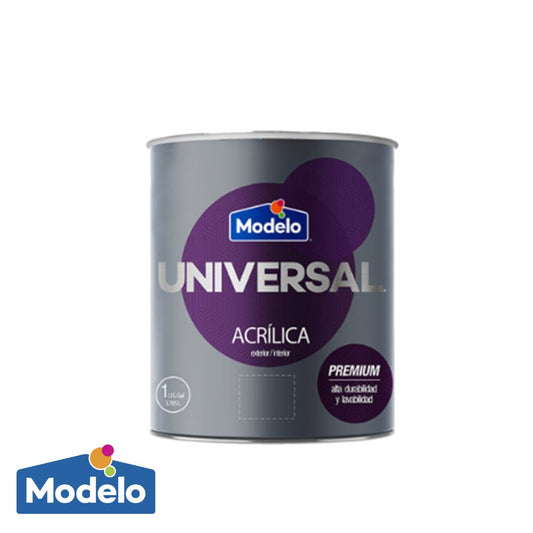 PINTURA LATEX MATE UNIVERSAL PASTEL 1/4 17000-2140-04 MODELO