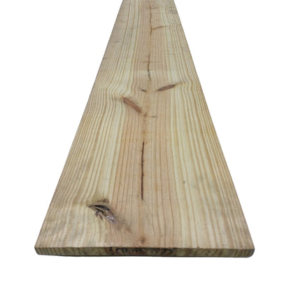 MADERA DE PINO CEPILLADA 1 PULGADA X 12 PULGADAS X 10 PIES