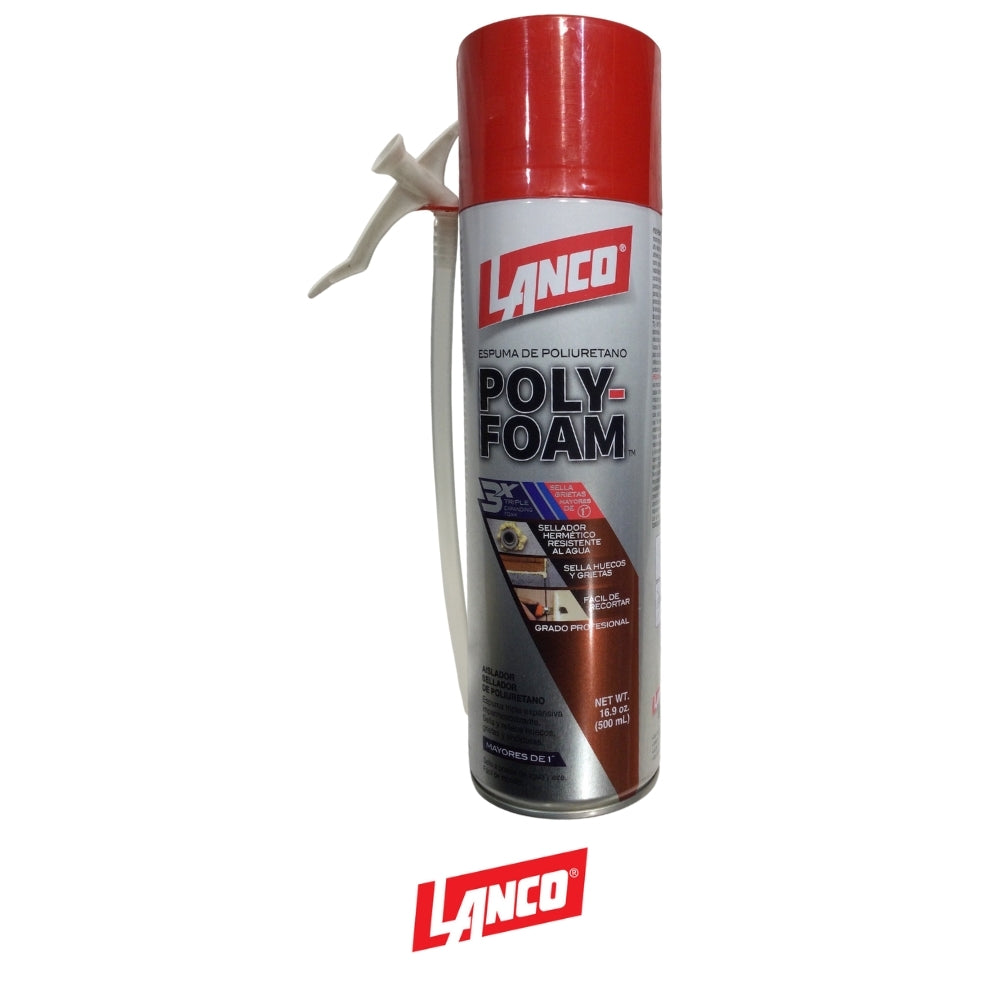 POLY FOAM ESPUMA DE POLIURETANO 500 ML PU5139 LANCO