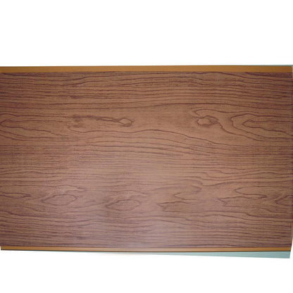 CIELO RASO DE PVC CAFÉ CAOBA SIN DIVISION 7.5mm X 25cm X 5.9m (1.475m2) SKYLINE