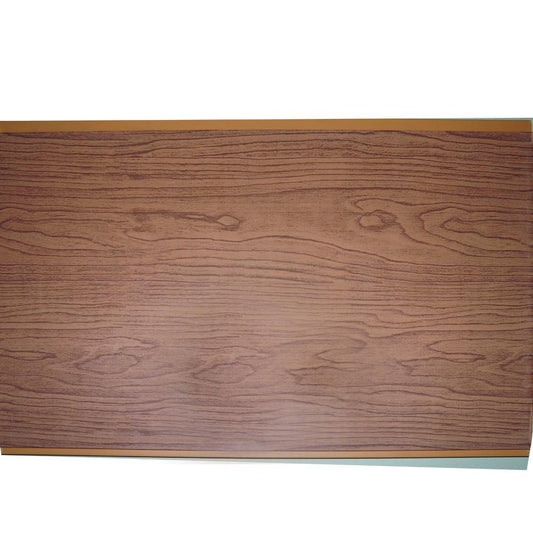 CIELO RASO DE PVC CAFÉ CAOBA SIN DIVISION 7.5mm X 25cm X 5.9m (1.475m2) SKYLINE